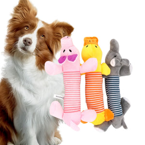 Squeaky Plush Pet Toys - GoPoofy