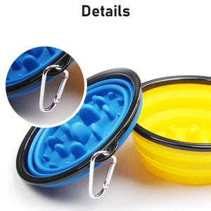 Collapsible Silicone Pet Bowl - GoPoofy