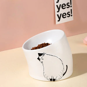 Cervical Pet Bowl for Cats & Dogs - GoPoofy