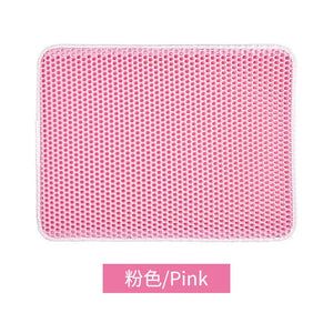 PurrfectPaws: Double Layer Cat Litter Mat - GoPoofy