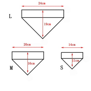 Cotton Dog Bandana - All-Season Pet Scarf - GoPoofy