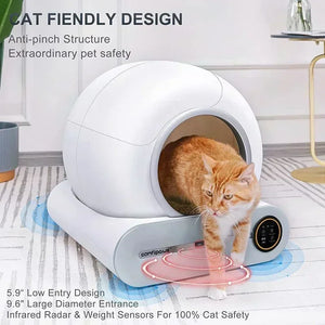 Smart Self-Cleaning Cat Litter Box - GoPoofy