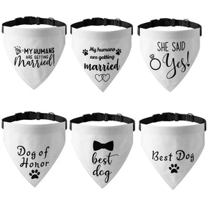 Cotton Dog Bandana - All-Season Pet Scarf - GoPoofy