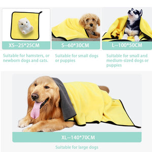 Quick-Dry Pet Bath Towel - GoPoofy