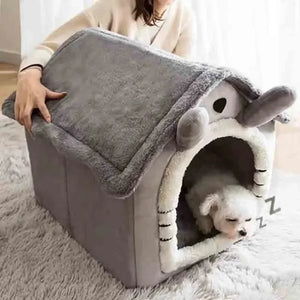 ComfyPet Haven: Soft Tent Kennel with Removable Cushion - GoPoofy