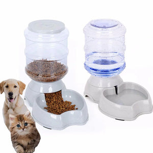 Dual Pet Feeder & Drinking Fountain - GoPoofy