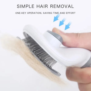 FurCarePro: Self-Cleaning Pet Hair Remover Brush - GoPoofy