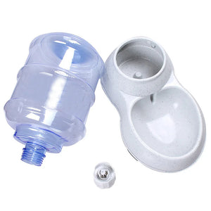 Dual Pet Feeder & Drinking Fountain - GoPoofy