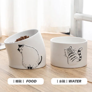 Cervical Pet Bowl for Cats & Dogs - GoPoofy