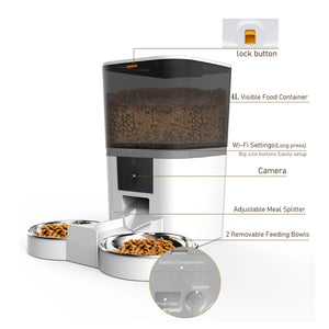 4L Smart Pet Feeder with HD Camera - GoPoofy