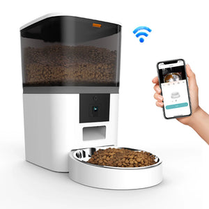 Smart Pet Feeder with Camera - 4L Automatic Dispenser - GoPoofy