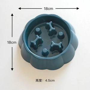 Colorful Slow Feeder Cat & Dog Bowl - GoPoofy