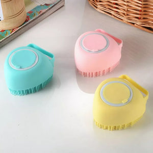 PawSpa: Silicone Bath Massage Gloves - GoPoofy