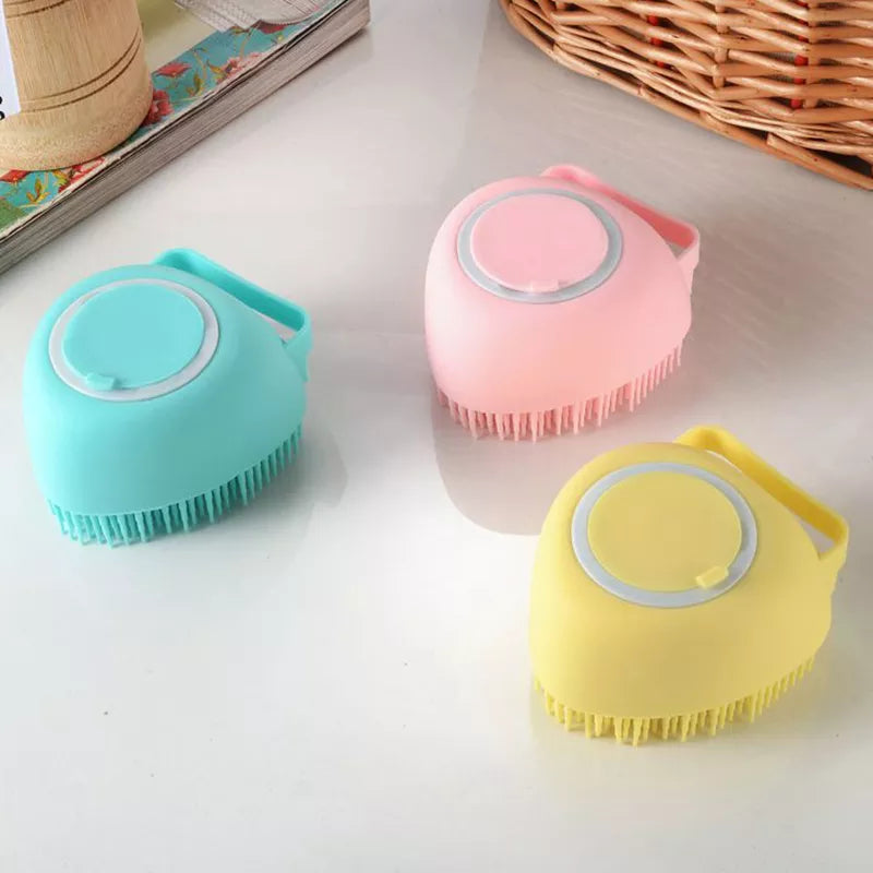 PawSpa: Silicone Bath Massage Gloves - GoPoofy