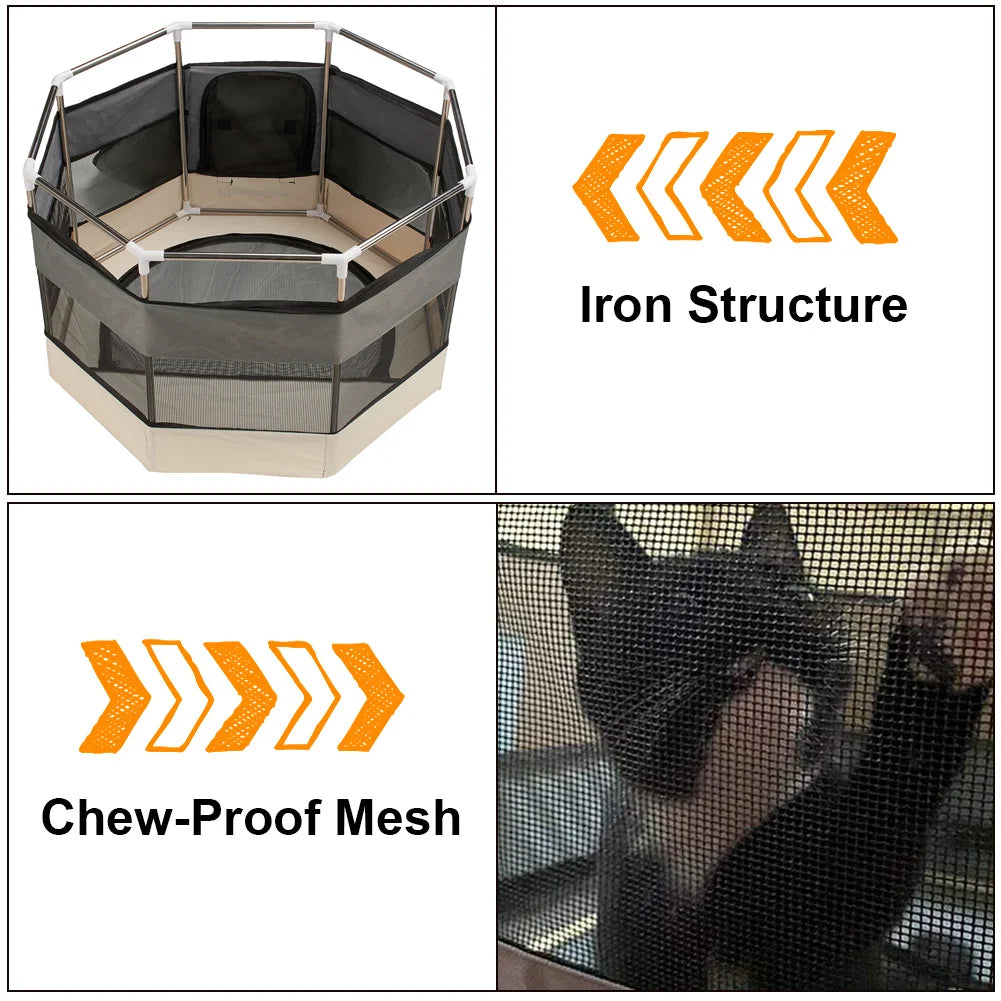 Foldable Pet Playpen - GoPoofy