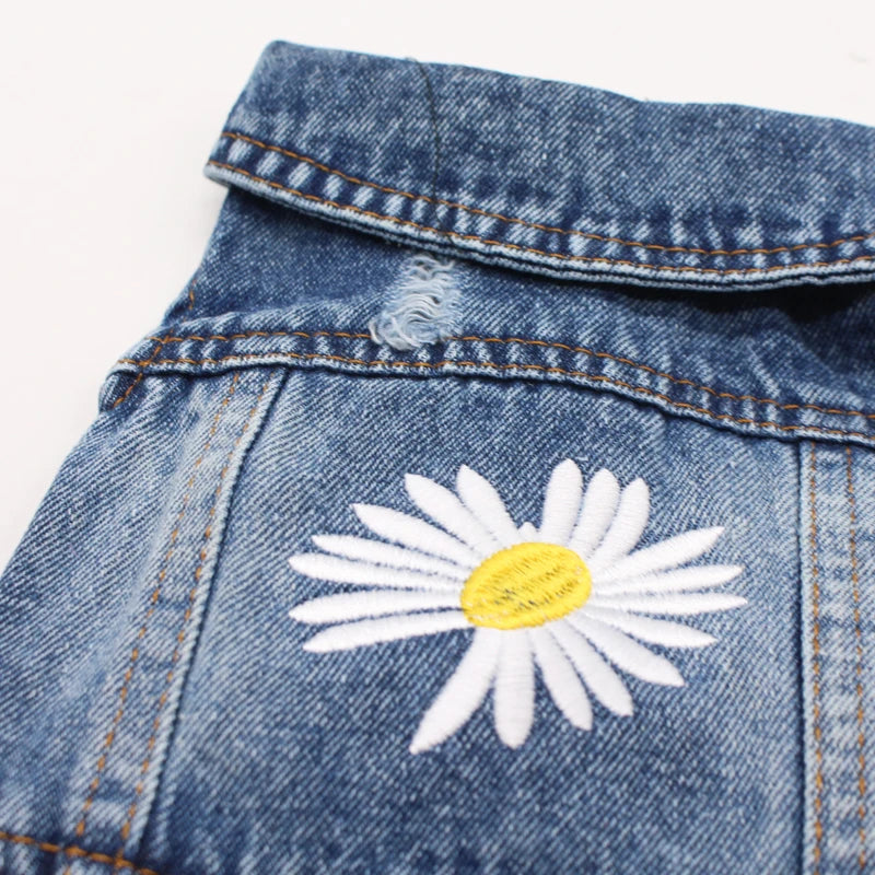 CoolPaws Denim Shirt: Summer Dog Outfit - GoPoofy