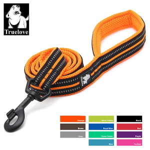 Truelove Reflective Mesh Dog Leash: Padded Comfort & Safety - GoPoofy