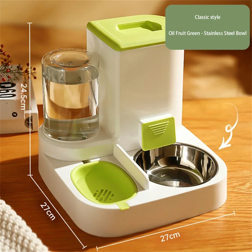 Auto Pet Feeder with Drinking Fountain - GoPoofy