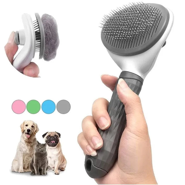 FurCarePro: Self-Cleaning Pet Hair Remover Brush