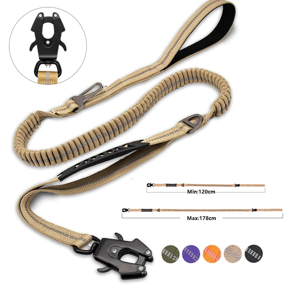 ShockGuard Tactical Dog Leash & Seatbelt - GoPoofy