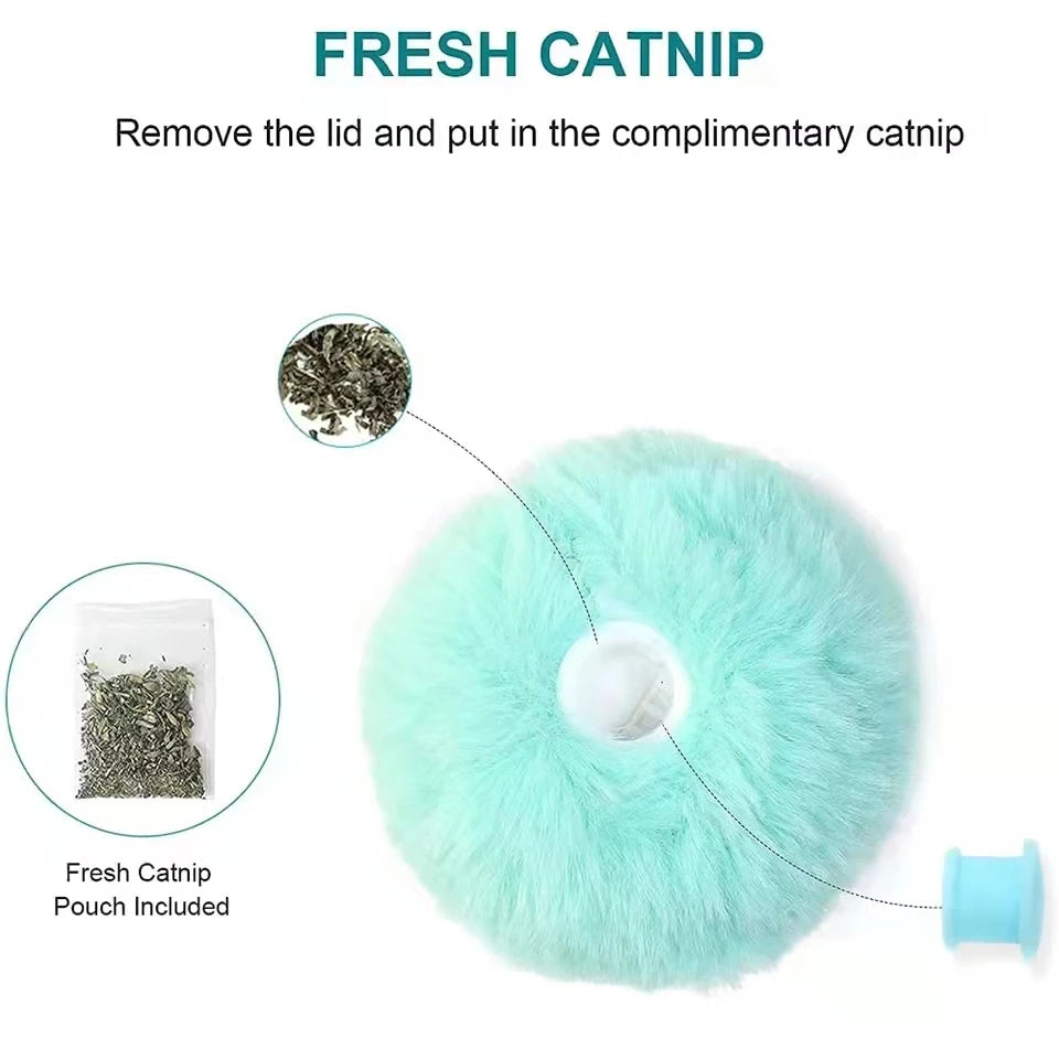 Smart Squeak Interactive Catnip Ball - GoPoofy