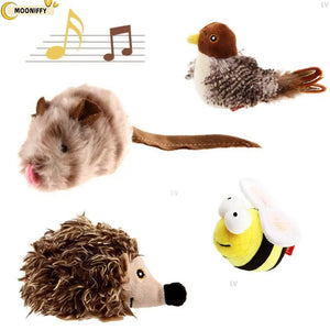 Interactive Plush Cat Toy with Sounds - GoPoofy