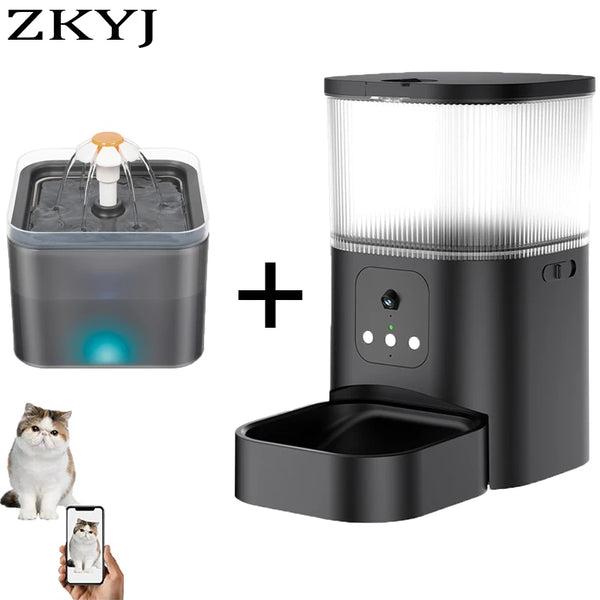 Smart Pet Feeder with Camera & WiFi