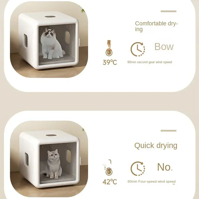Smart Pet Drying Box with Temperature Control - GoPoofy