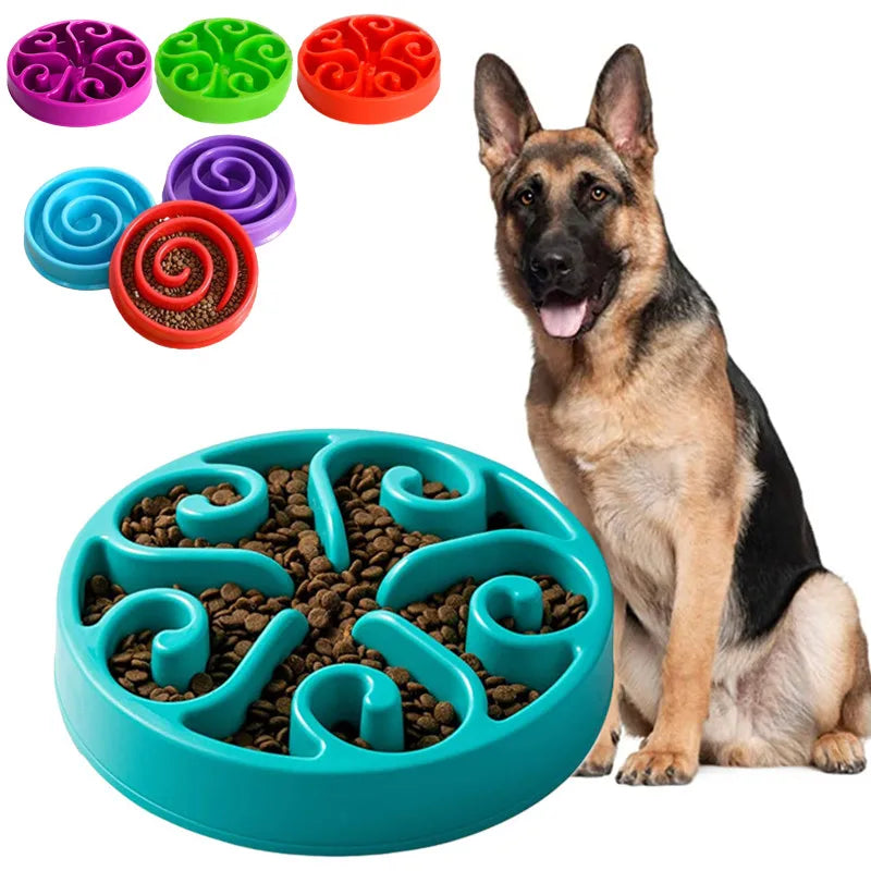 Non-Slip Anti-Gulp Dog Bowl - GoPoofy