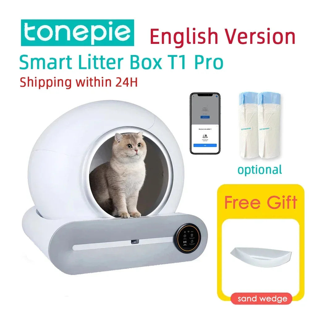 Smart Self-Cleaning Cat Litter Box - GoPoofy