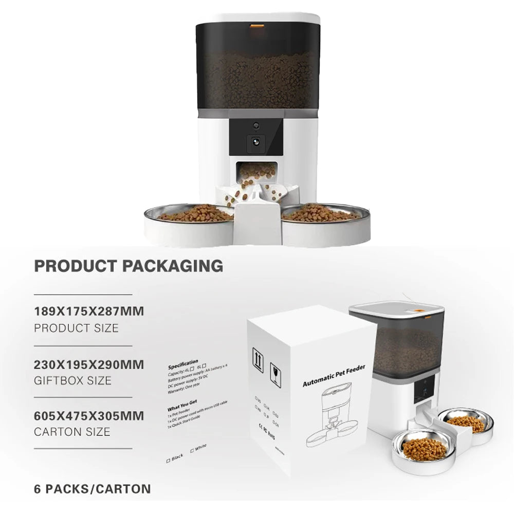 4L Smart Pet Feeder with HD Camera - GoPoofy