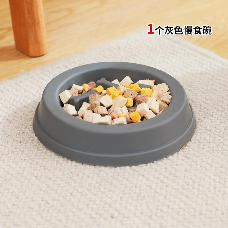 Colorful Slow Feeder Cat & Dog Bowl - GoPoofy