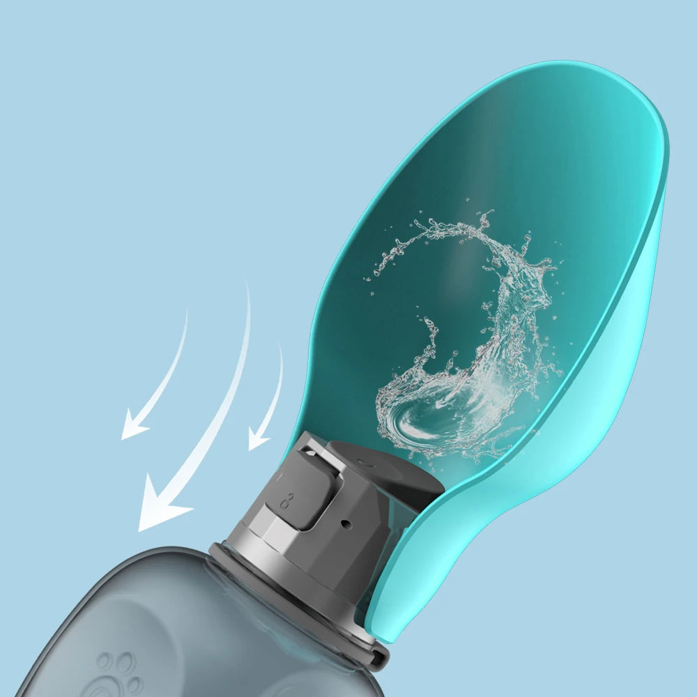 Portable Pet Water Bottle & Bowl - GoPoofy