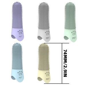EasyClean Pet Finger Toothbrush - GoPoofy