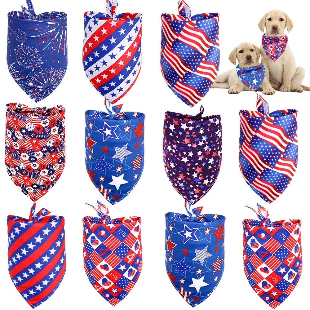 Patriotic Pet Bandanas - GoPoofy