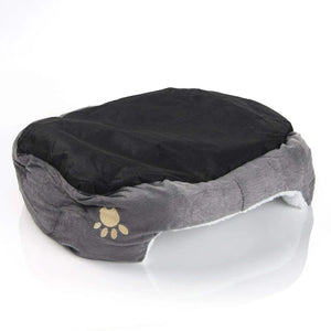 ComfyCave Pet Bed: Plush PP Cotton for Small Dogs & Cats - GoPoofy