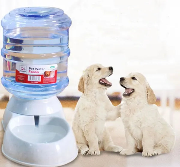 Dual Pet Feeder & Drinking Fountain