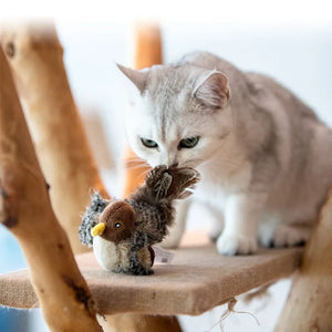 Interactive Plush Cat Toy with Sounds - GoPoofy