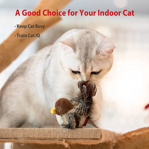 Interactive Plush Cat Toy with Sounds - GoPoofy