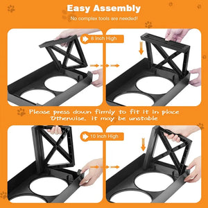 ElevatePet Double Bowls Stand - GoPoofy