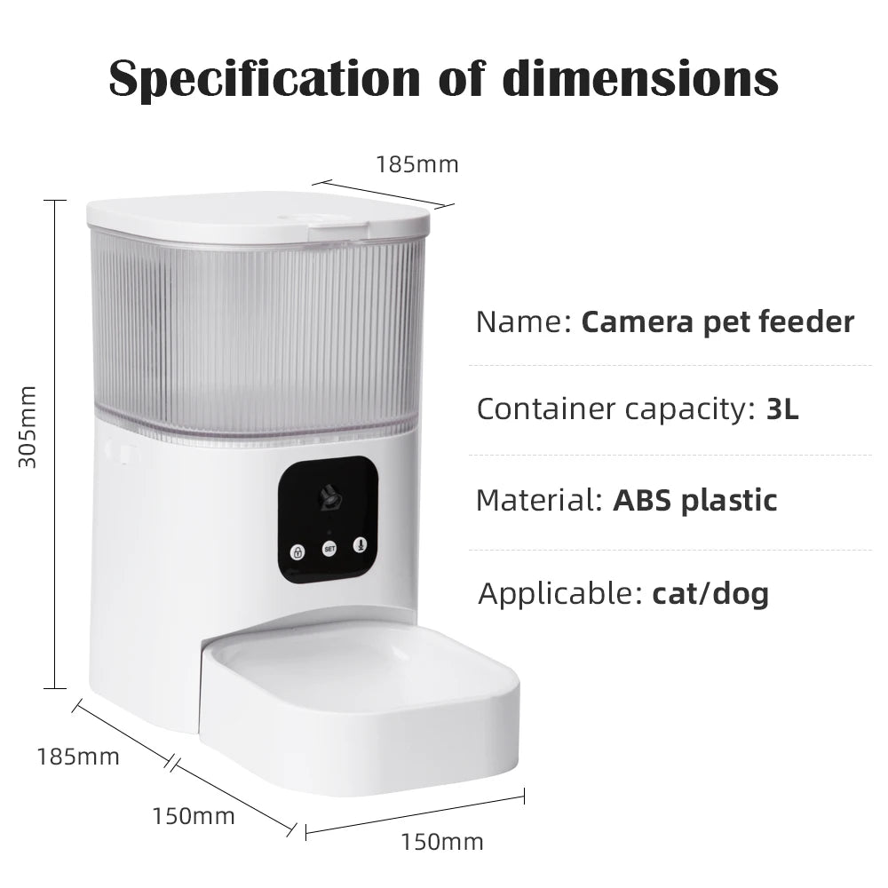 Smart Pet Feeder with Camera & WiFi - GoPoofy