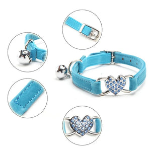VelvetHeart Cat Collar - GoPoofy