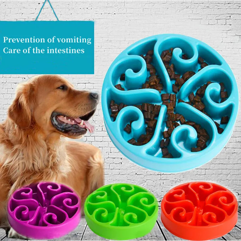 Non-Slip Anti-Gulp Dog Bowl - GoPoofy