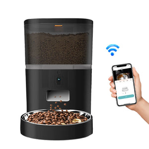 Smart Pet Feeder with Camera - 4L Automatic Dispenser - GoPoofy