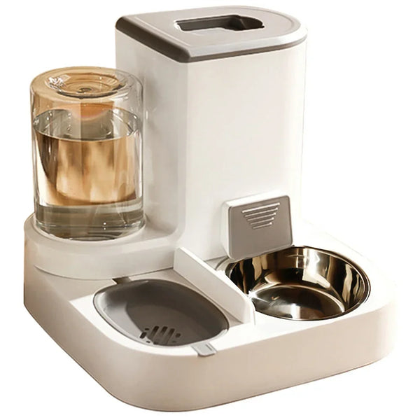 Auto Pet Feeder with Drinking Fountain