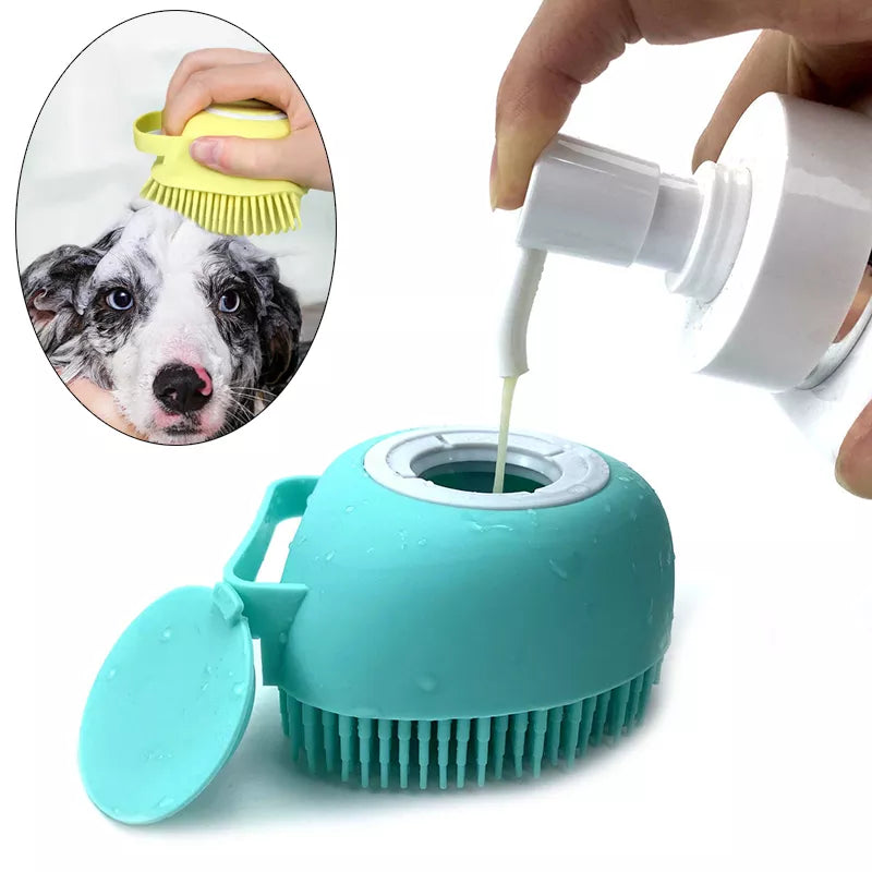 PawSpa: Silicone Bath Massage Gloves - GoPoofy