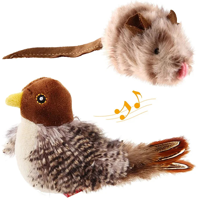 Interactive Plush Cat Toy with Sounds - GoPoofy