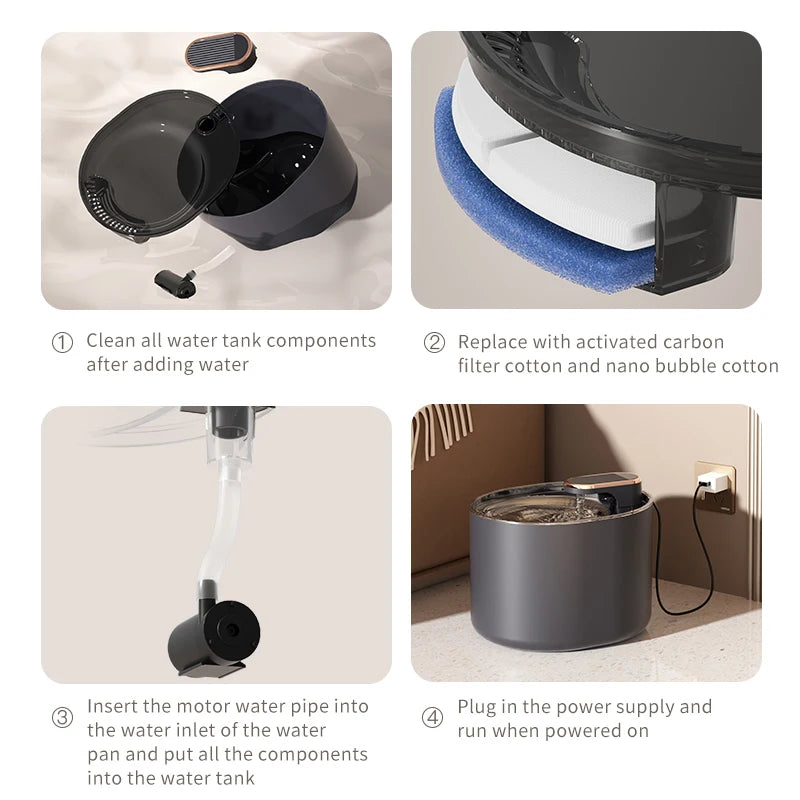 Electric Cat Drinking Fountain - GoPoofy