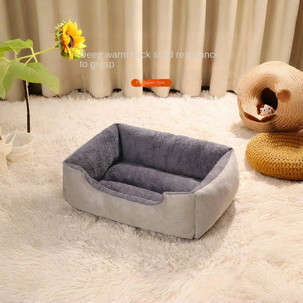 CozyNest Heated Pet Bed