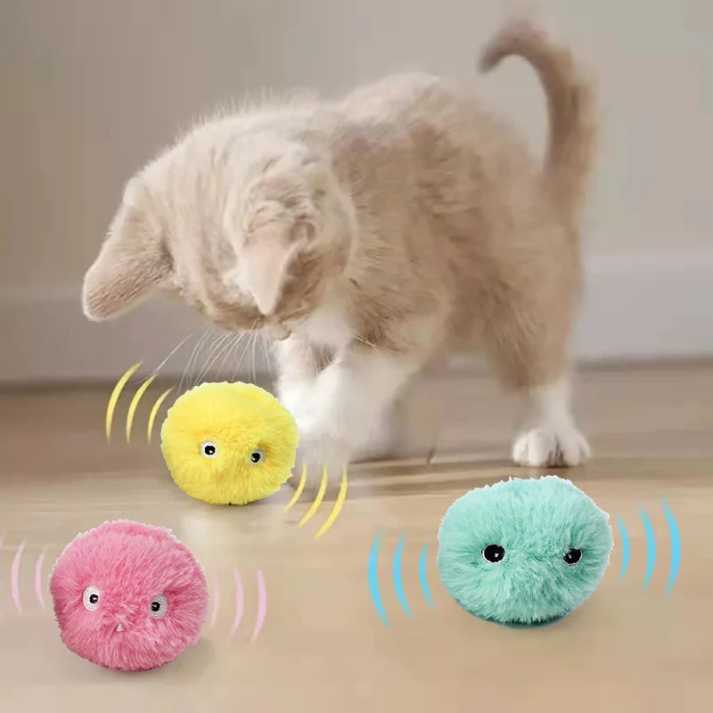 Smart Squeak Interactive Catnip Ball - GoPoofy